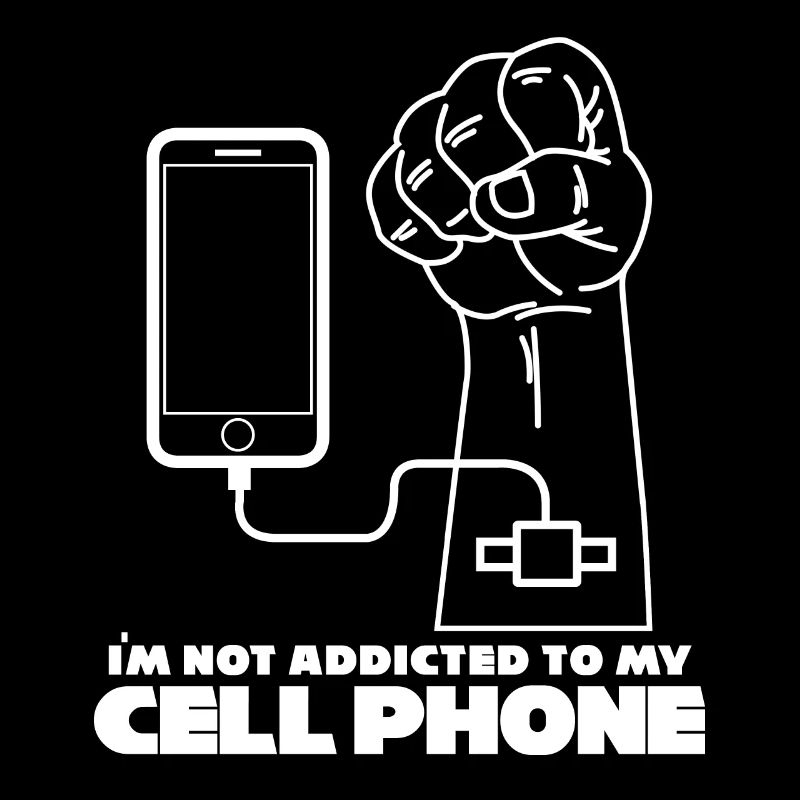 Handysüchtig Telefon Cellphone Handy