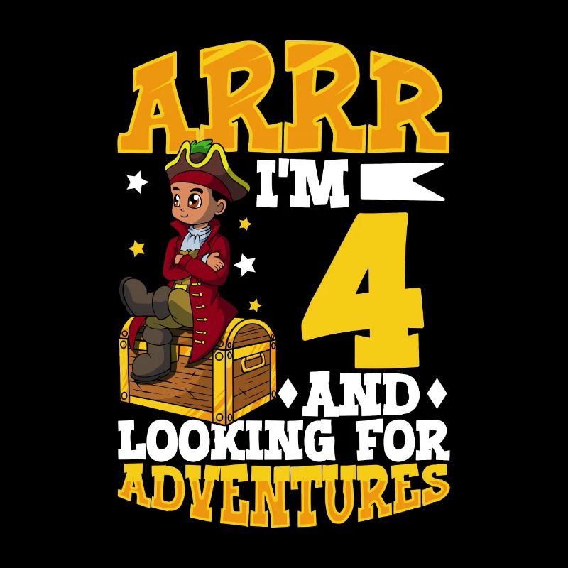 I'm 4 - Boy Pirate