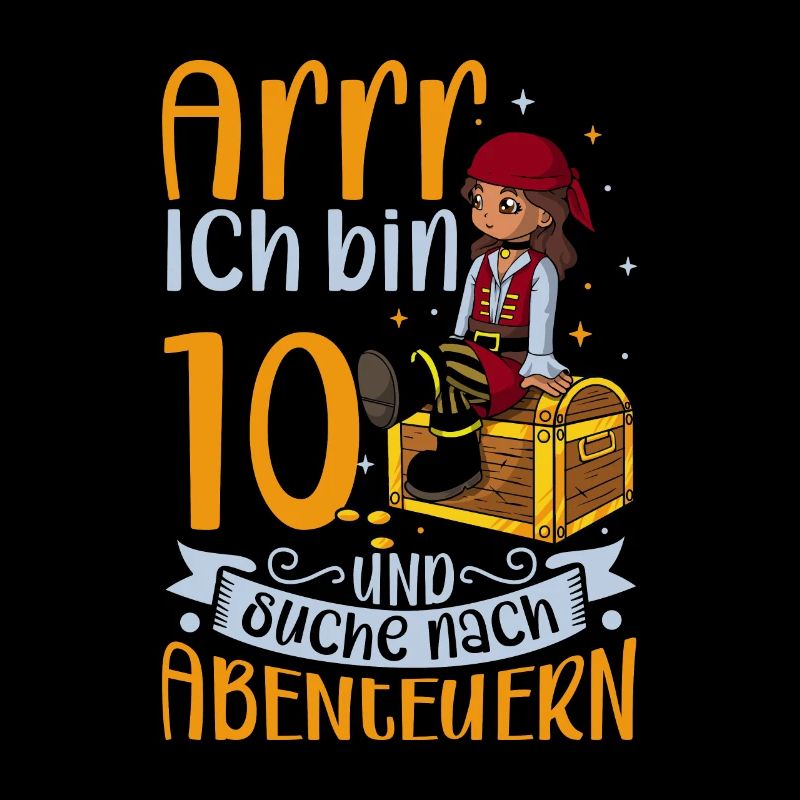 Ich bin 10 - Mädchen Pirat