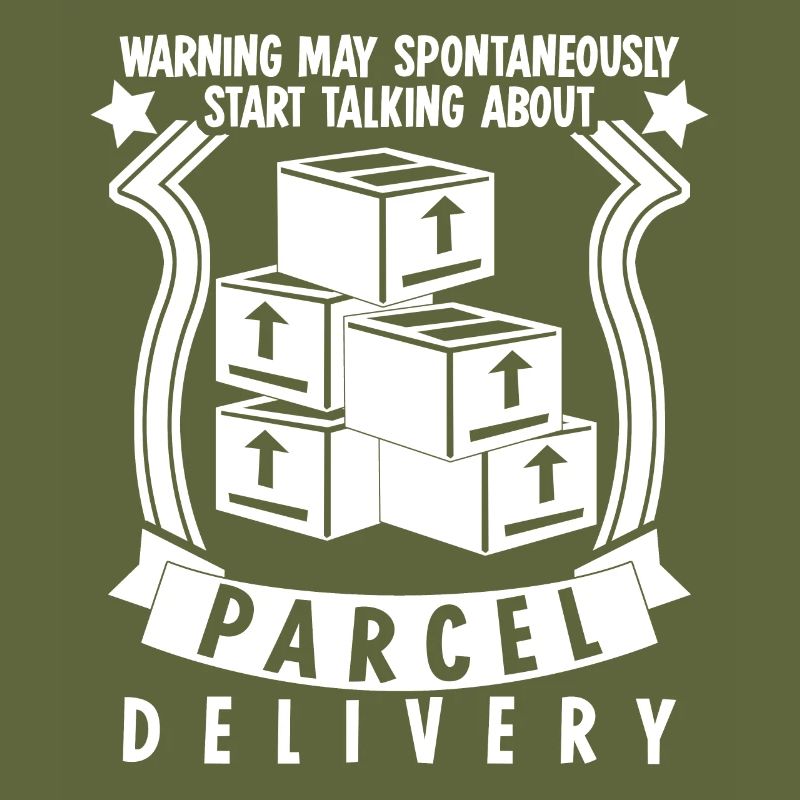 Parcel carrier, postman, parcel delivery man