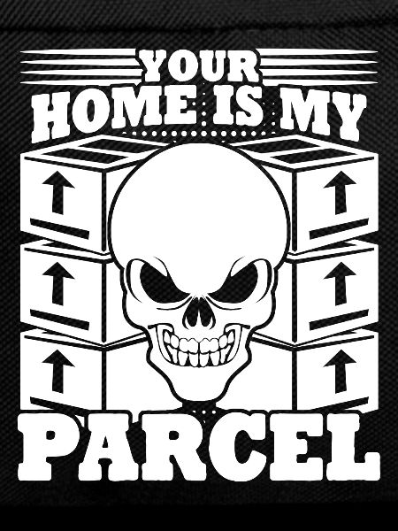 Parcel deliverer Skull parcel carrier