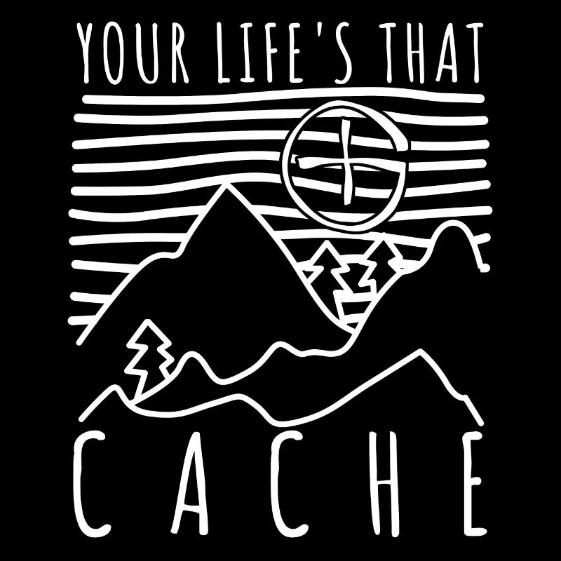 Geocacher Schatzsuche Geocache