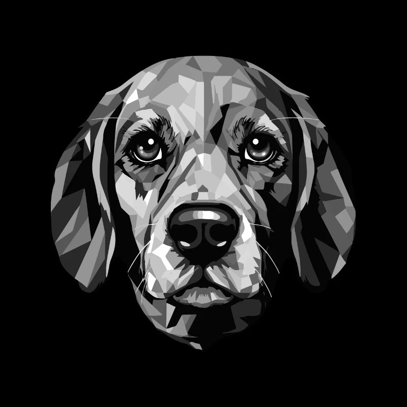 Beagle Dog Portrait