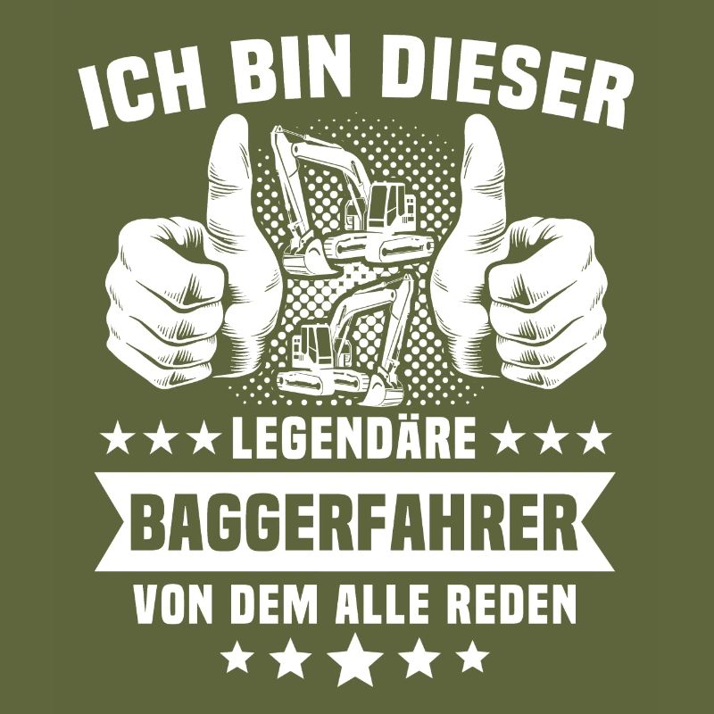 Baggerführer Bagger Baggerfahrer