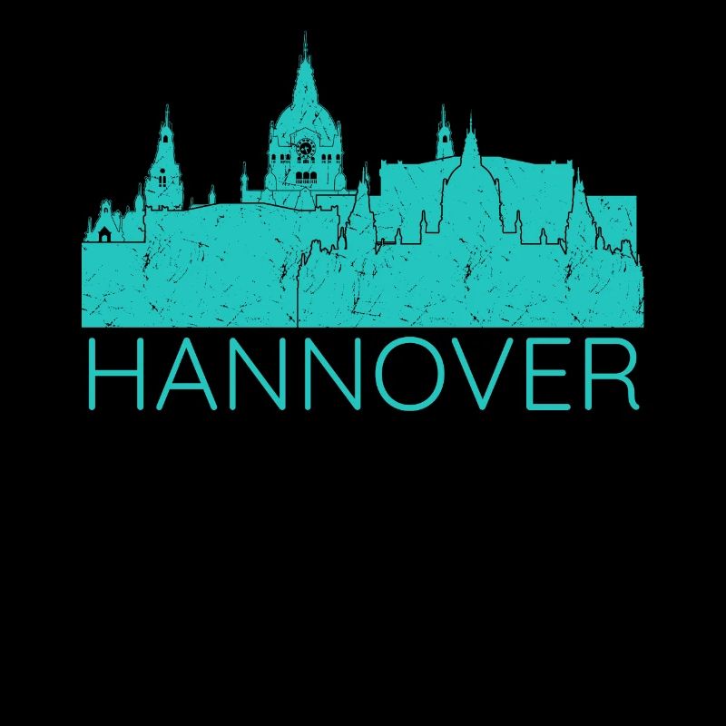 Souvenir de la ville de Hanovre avec des bâtiments