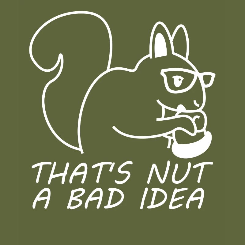 Eichhörnchen Nerrd mit Nuss