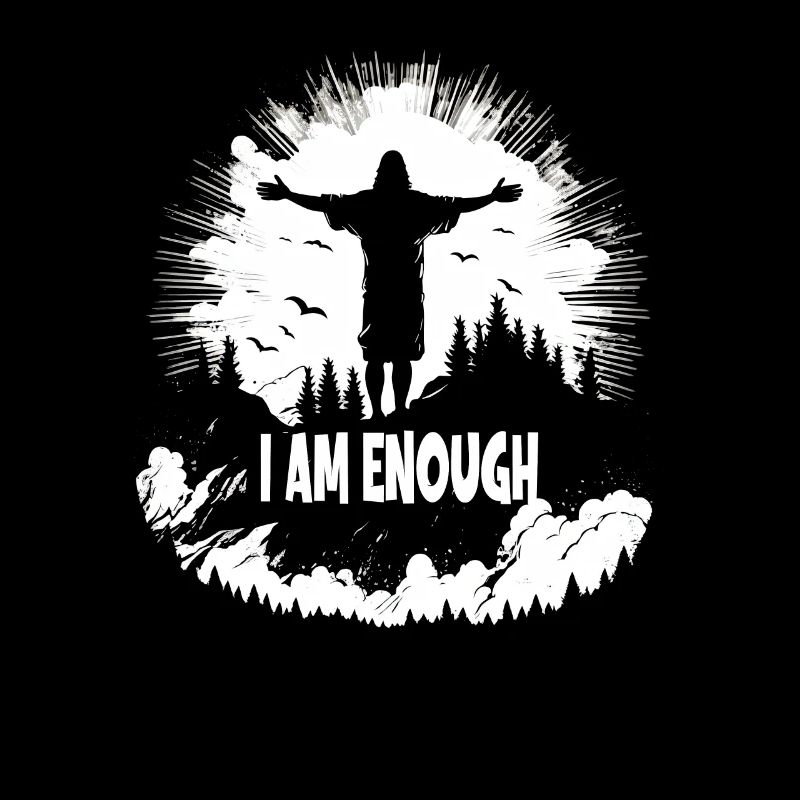 Christian Quotes Designs I Am Enough