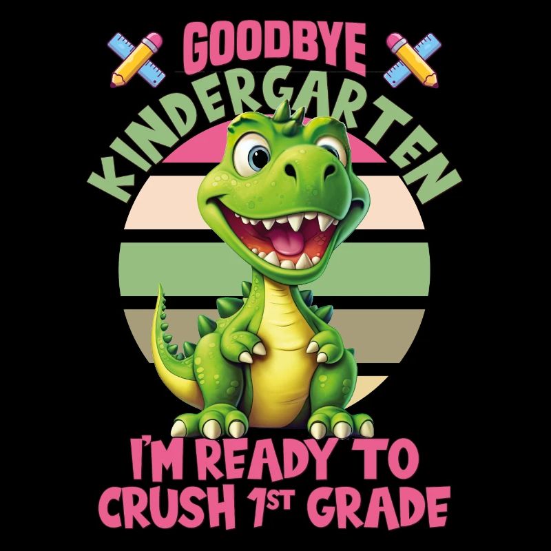 Schulkind Zur Einschulung Goodbye Kindergarten