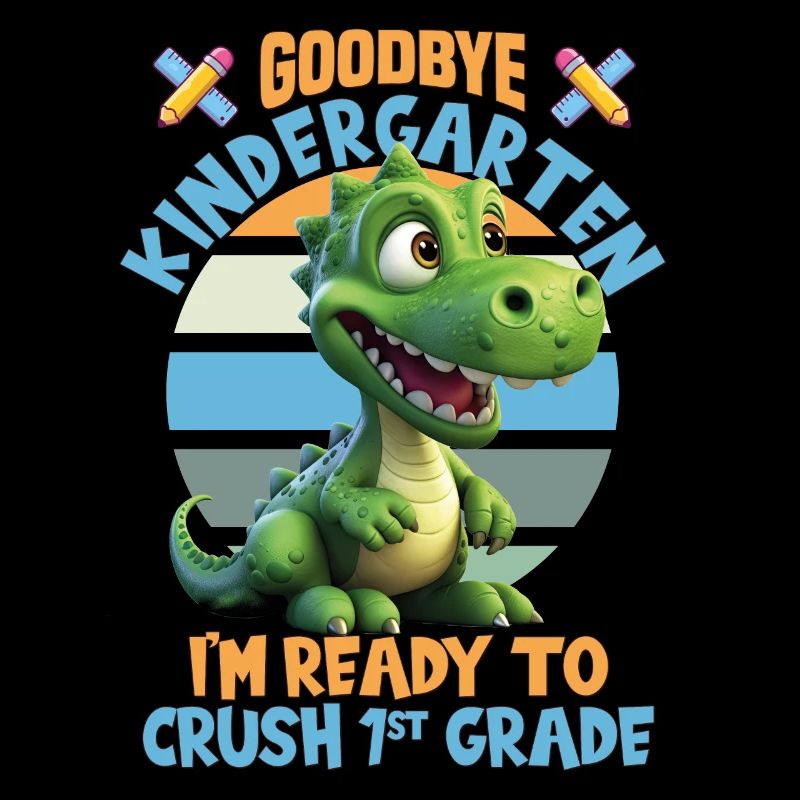 Schulkind Zur Einschulung Goodbye Kindergarten