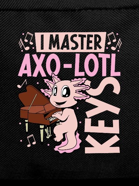 Axolotl on piano