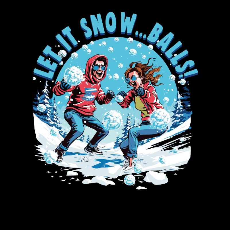 Bataille de boules de neige - Laissez neiger... Boules