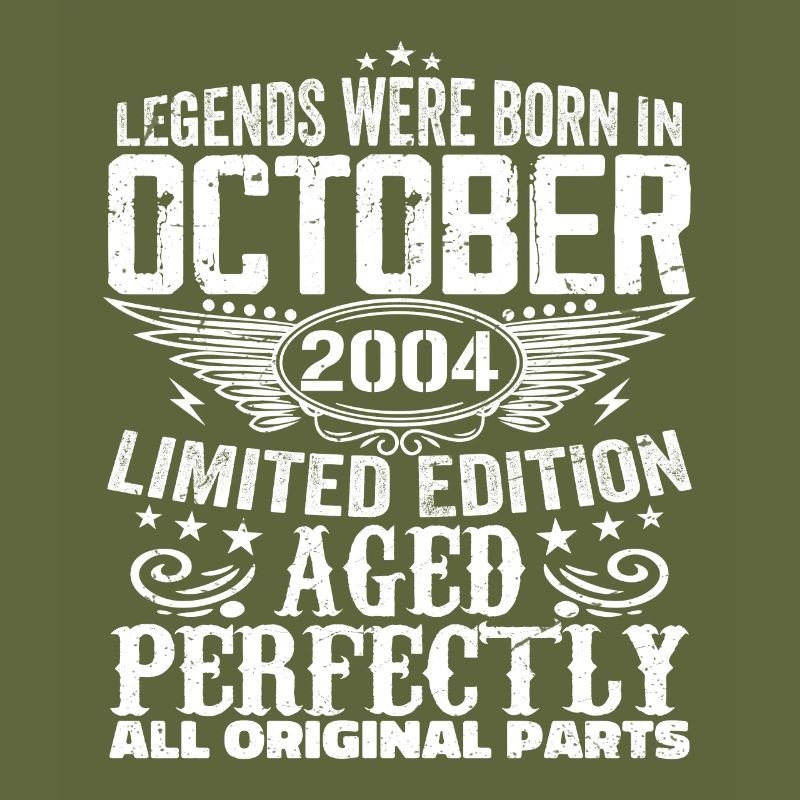 Legends are born in October 2004 - 2004