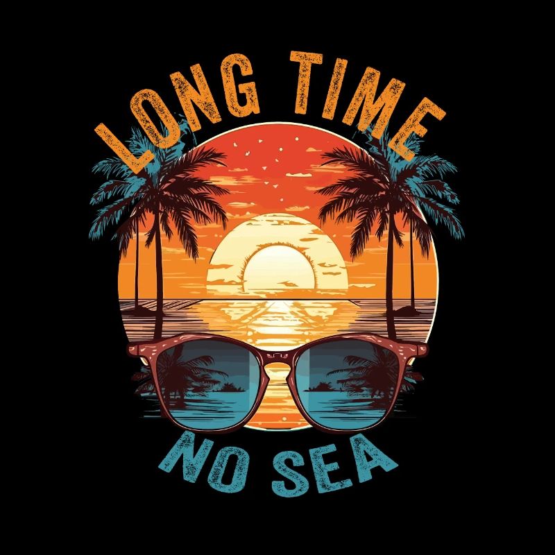Vacances d’été au bord de la mer Longtemps pas de mer