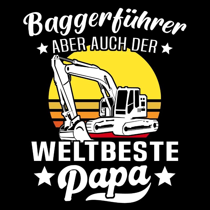 Baggerfahrer Papa Baggerführer