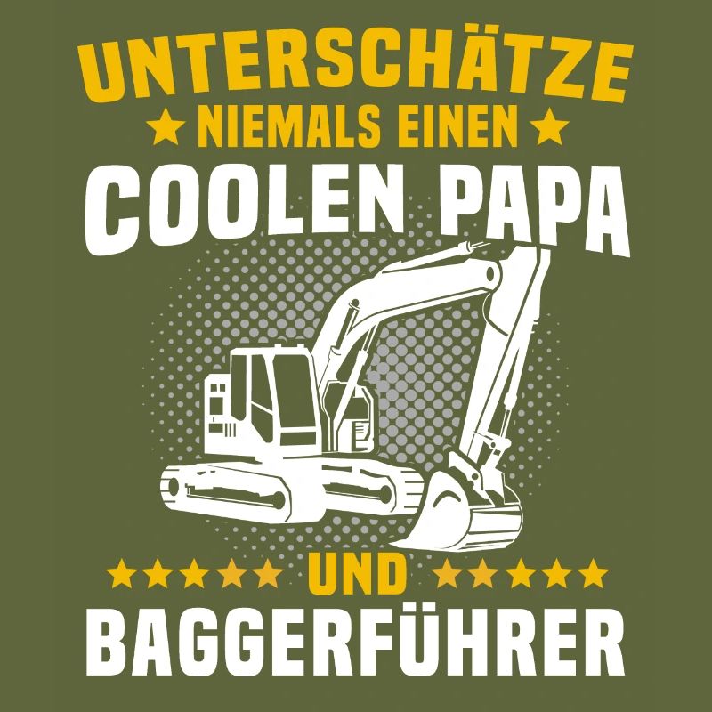 Baggerfahrer Papa Baggerführer