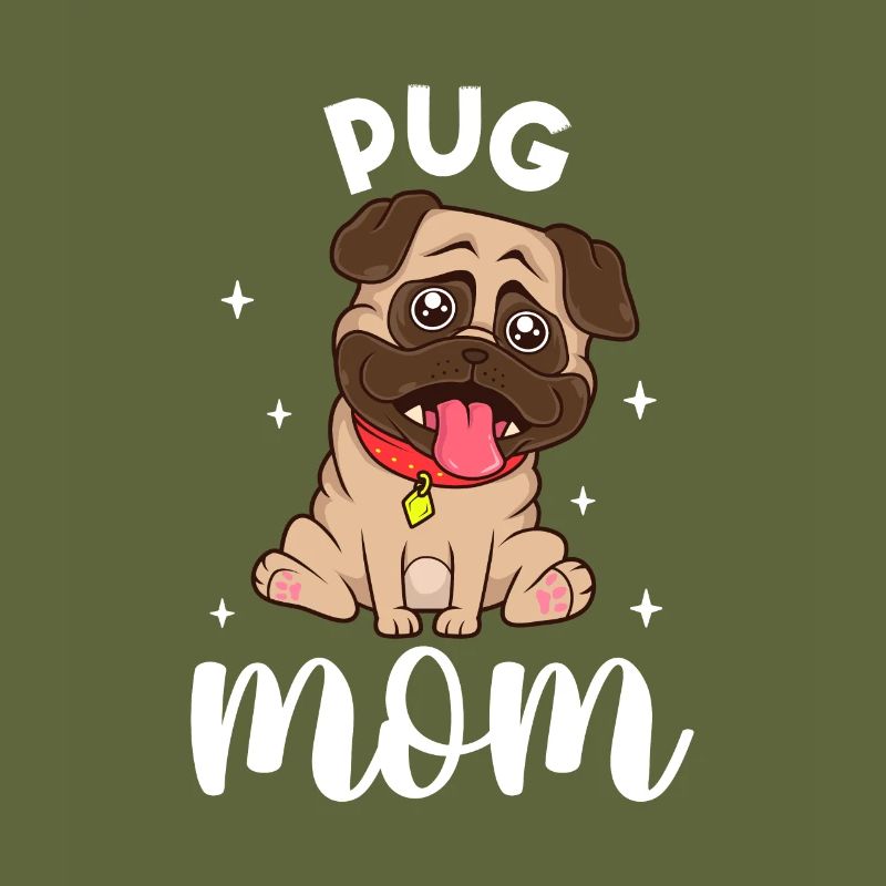 Pug Mom - Mops