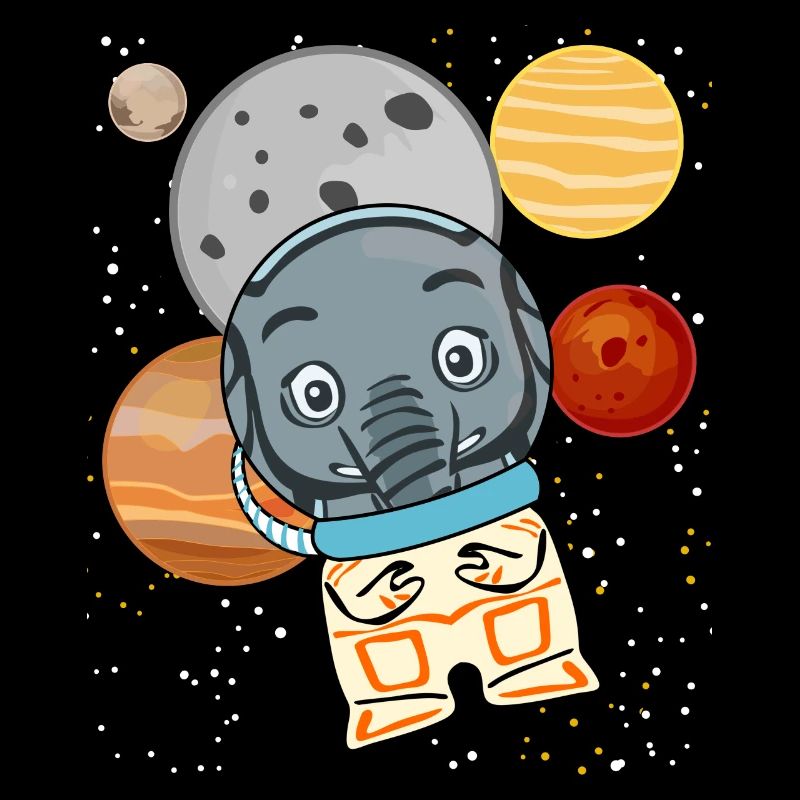 Elephant in Space Astronomy Elephants