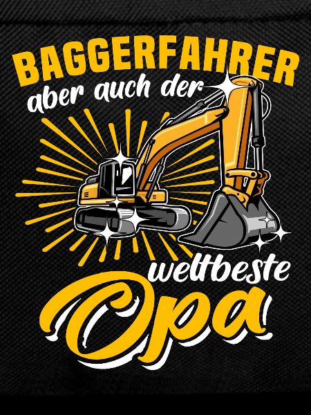 Opa Baggerfahrer