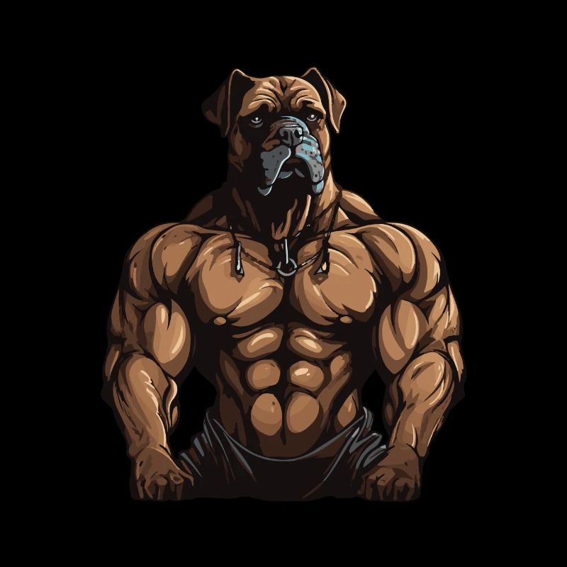 Dog Muscles Workout Gym