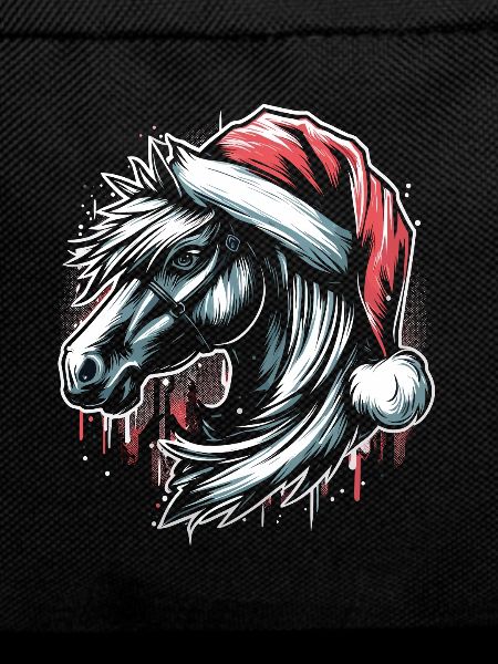 Weihnachten Pferd Pferdekopf Graffiti Style