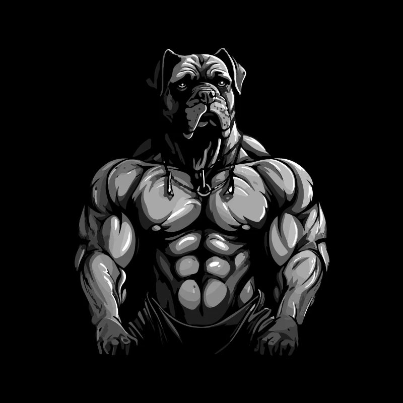 Dog Muscles Workout Gym