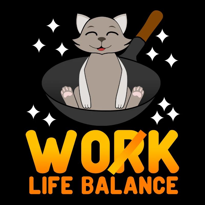Cuisine de chat au wok