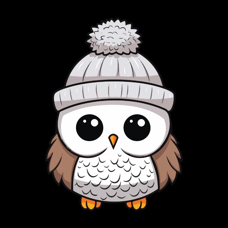 Owl Winter Comic