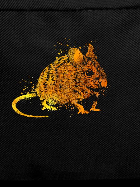 Farbenfrohe Maus