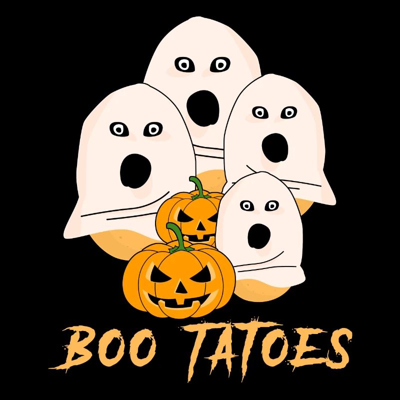 Pomme de terre Halloween Ghosts Ghost Potatoes