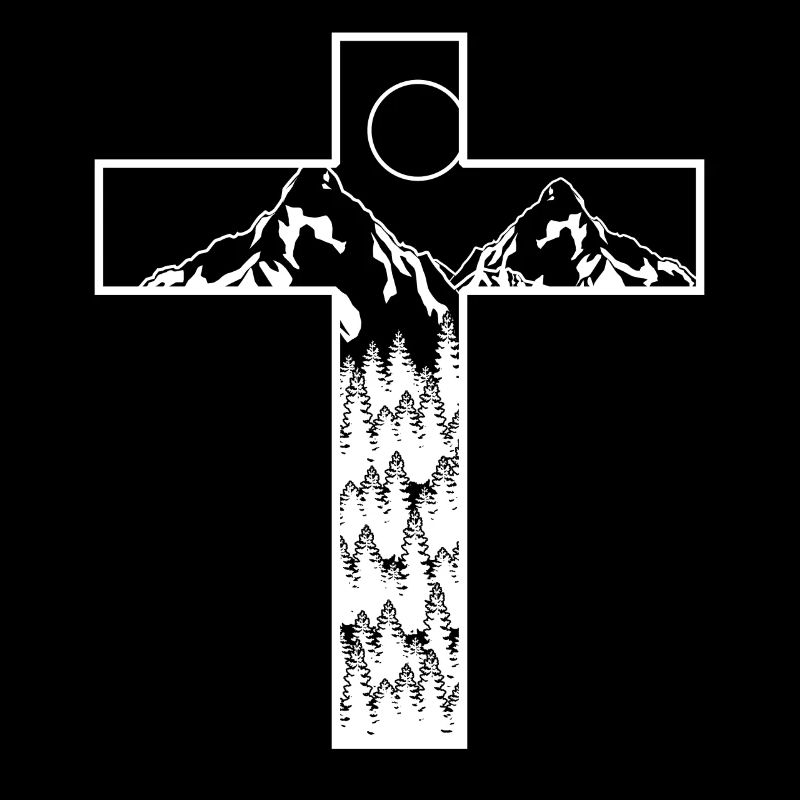 Mountains Cross Jesus Christ
