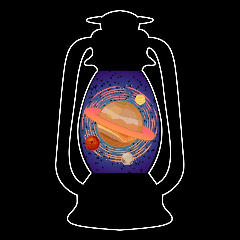 Planets and Space in Camping Light