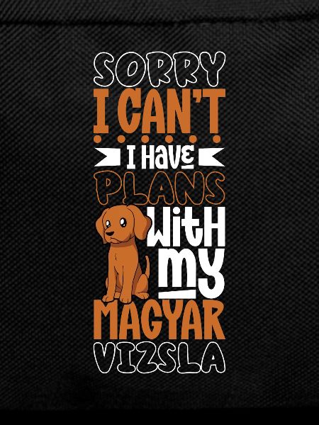 Plans with my Magyar Vizsla