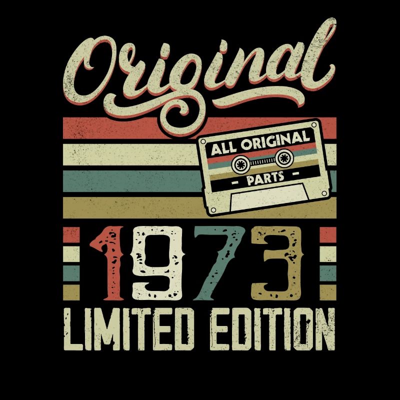 Vintage 1973 Retro Birthday Gift 1973