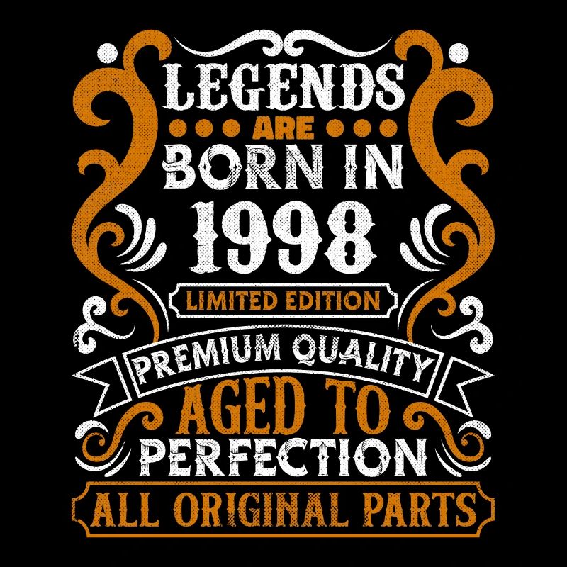 Legends Are Born In 1998 Geburtstagsgeschenk -1998