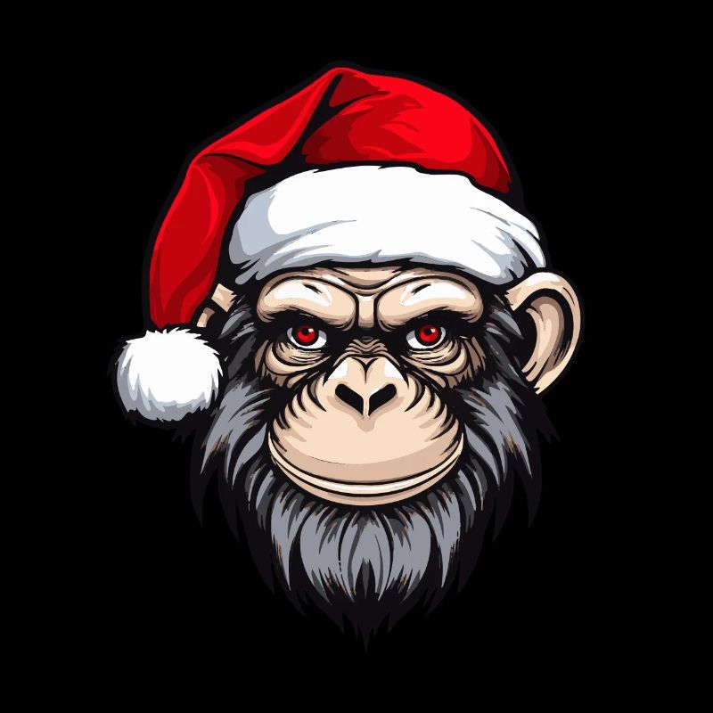 Monkey Head Christmas Christmas