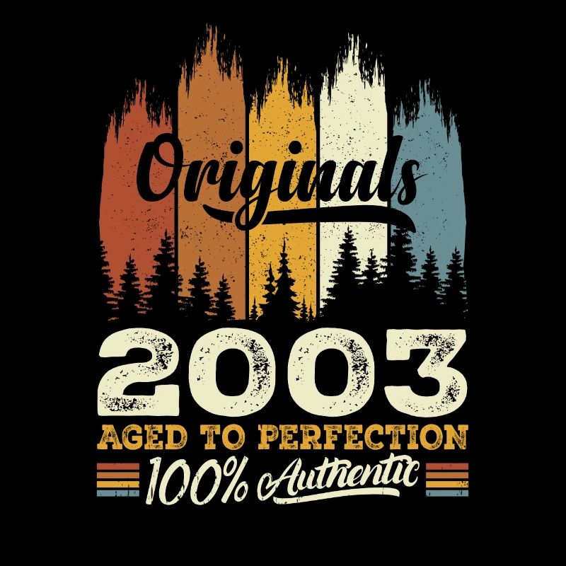 2003 Vintage Cadeau D'anniversaire 2003 Original