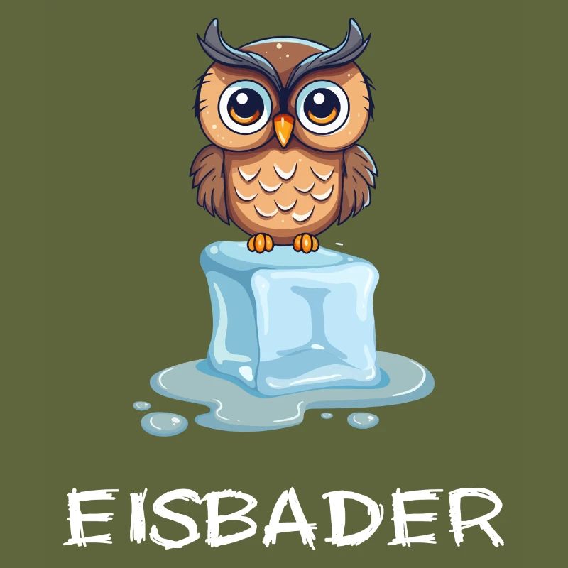 Eisbader Winterschwimmen Eule Winterbaden