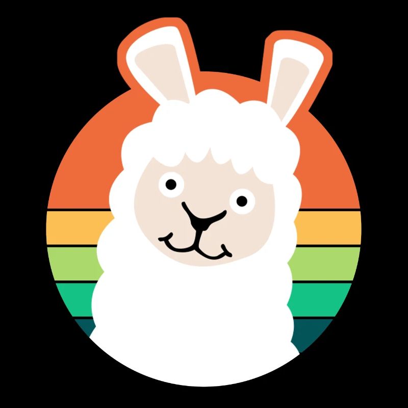 Alpacas Retro Alpaca