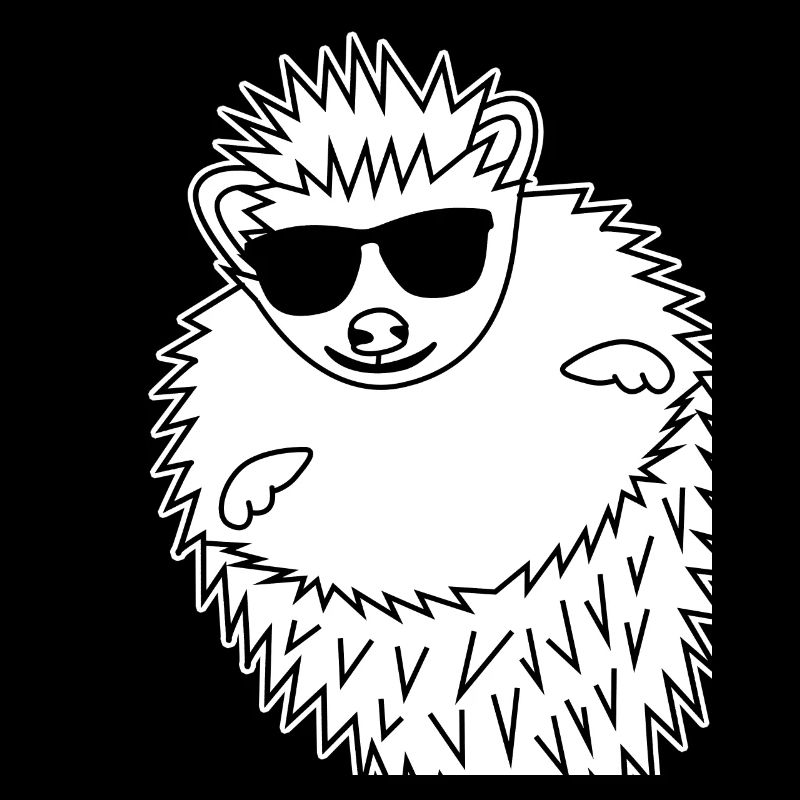 Hedgehog with Sunglasses Hedgehogs