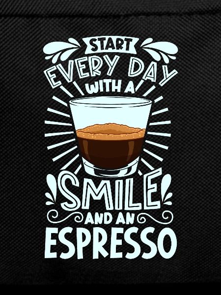 Smile with espresso