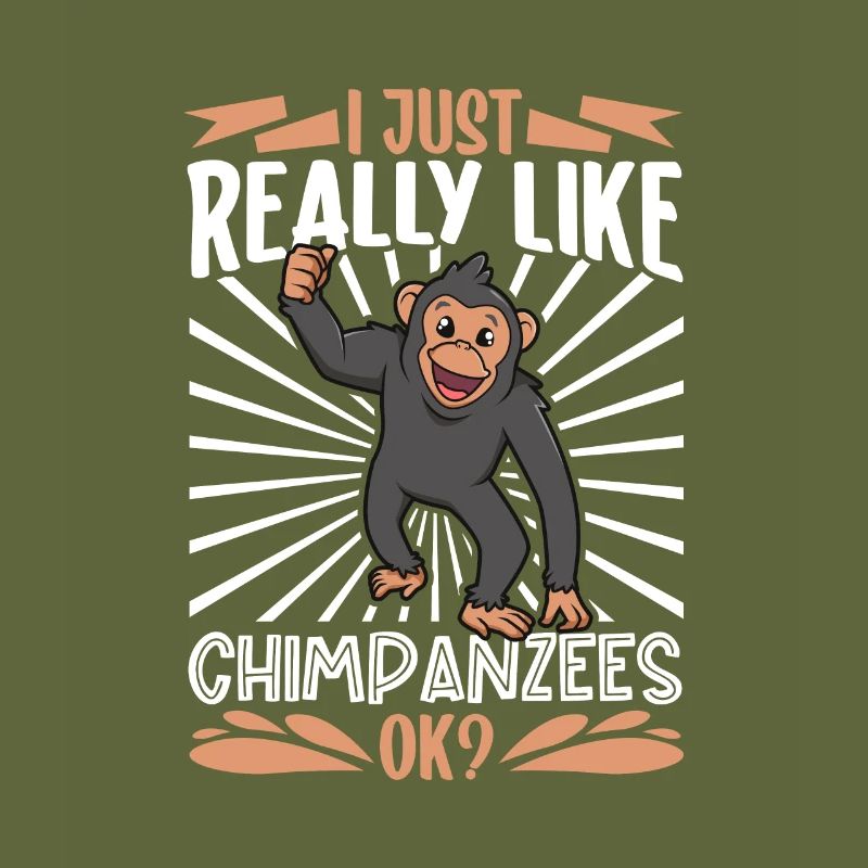 I love chimpanzees - chimpanzee