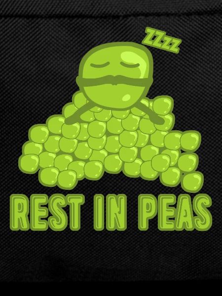 Pea Sleeping Vegetarian Vegan Peas
