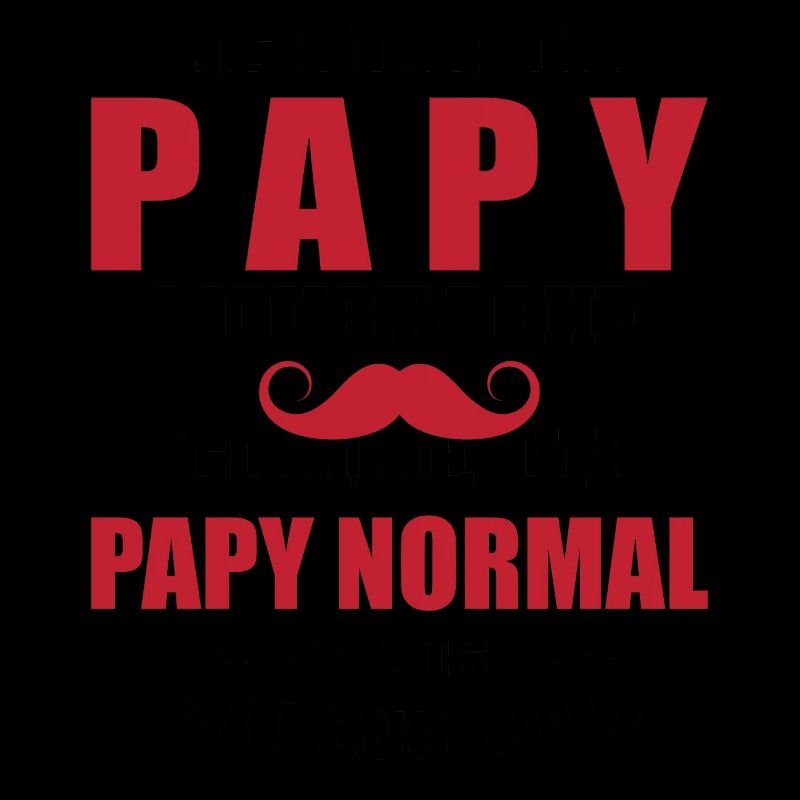 Un papy moustache comme un papy normal