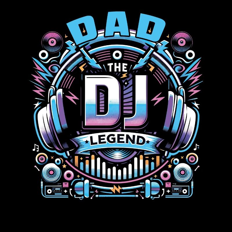 Father's Day DAD the Dj Legend Dad Dad