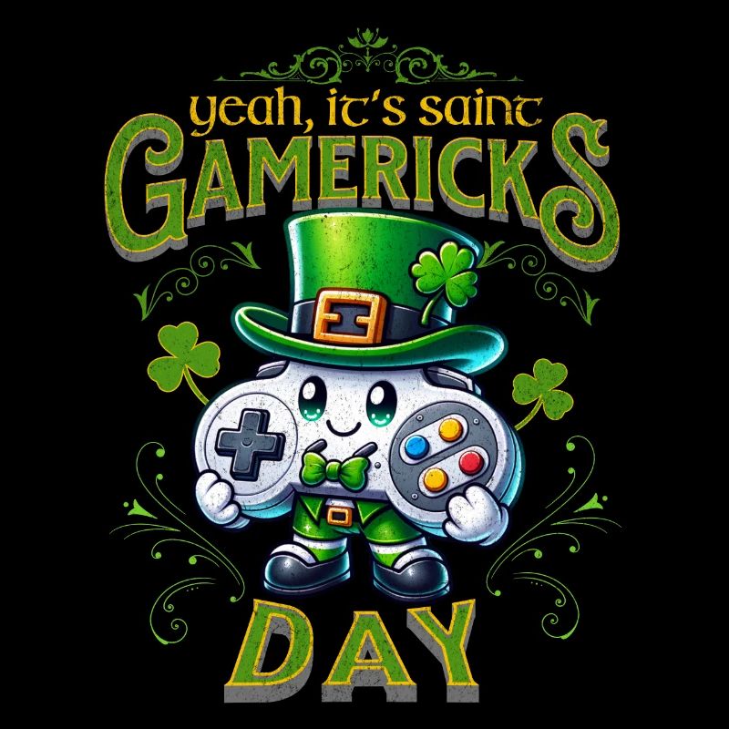 Gamer de la Saint-Patrick