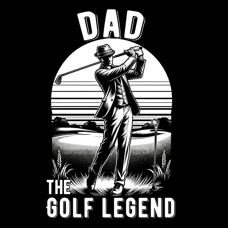 Vatertag Dad the golf legend Papa