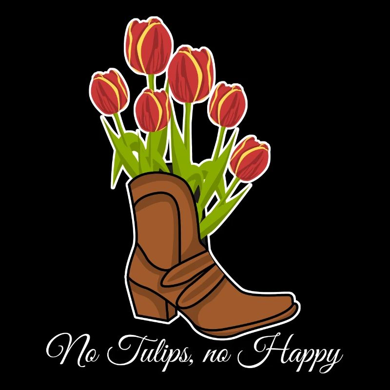 Tulips Flowers Boot Garden Tulip