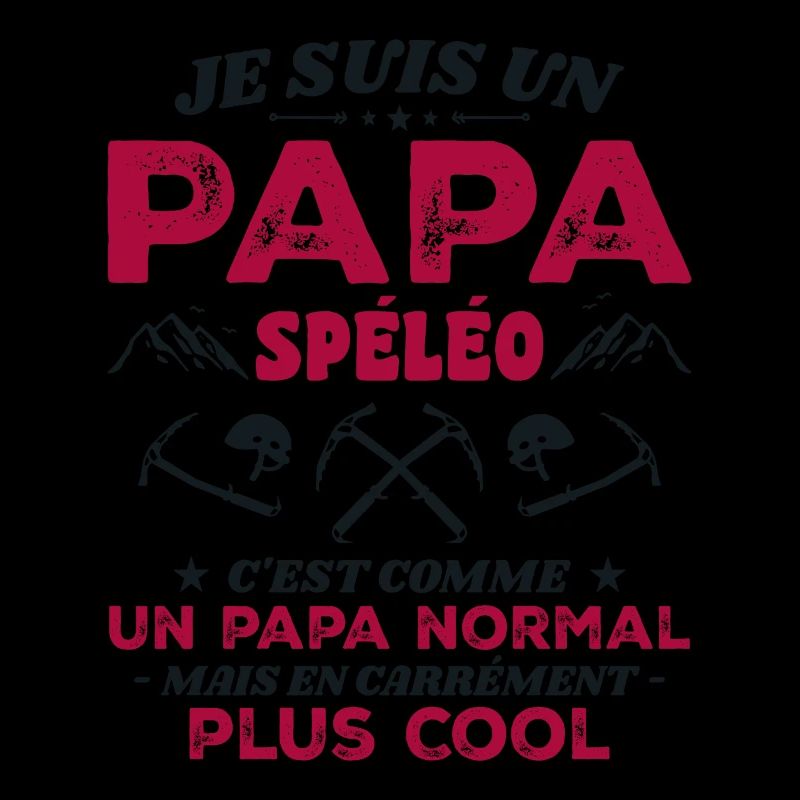 Cool caving dad