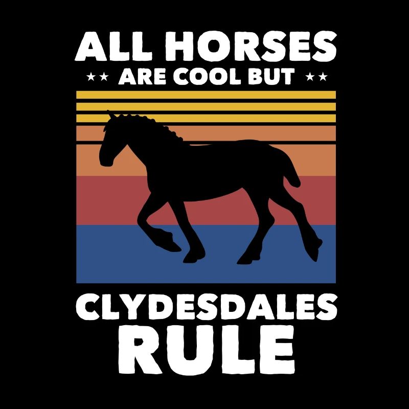 Cheval de Clydesdale