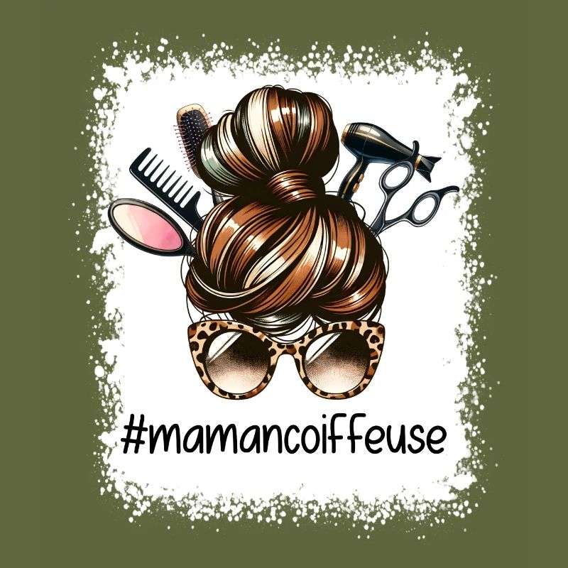 Chignon Mère Coiffeuse Super Maman Coiffeuse